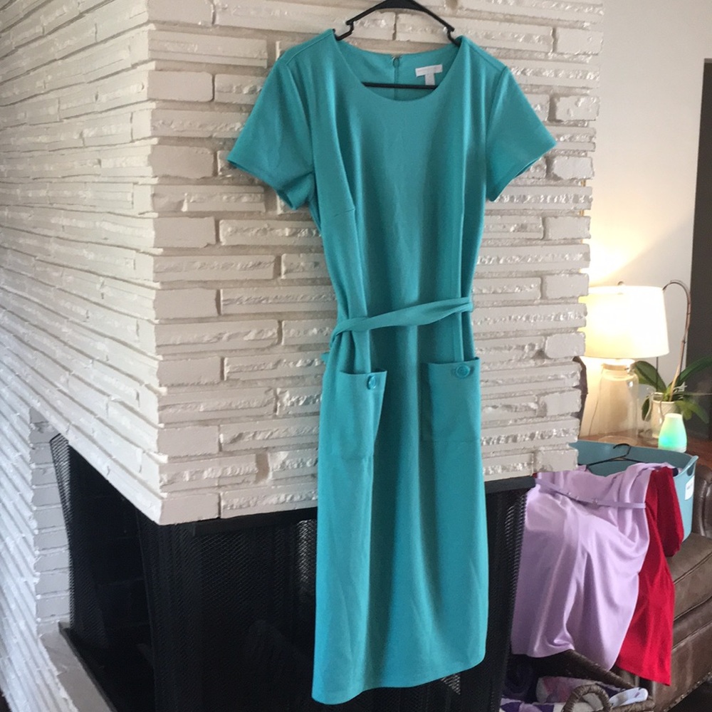 New York & Company Belted Sheath Dress